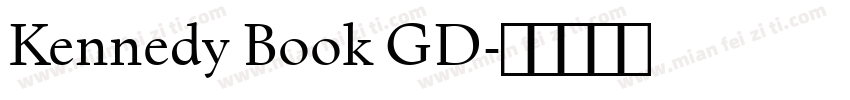 Kennedy Book GD字体转换